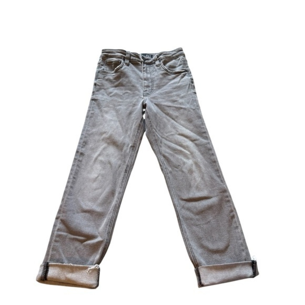 KUT From The Kloth Elizabeth Fab Ab High Rise Ankle Straight Leg Jeans Gray